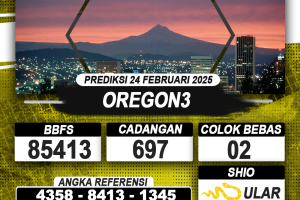 PREDIKSI OREGON3 24 FEB 2025 | PREDIKSI TOGEL KUNINGTOTO