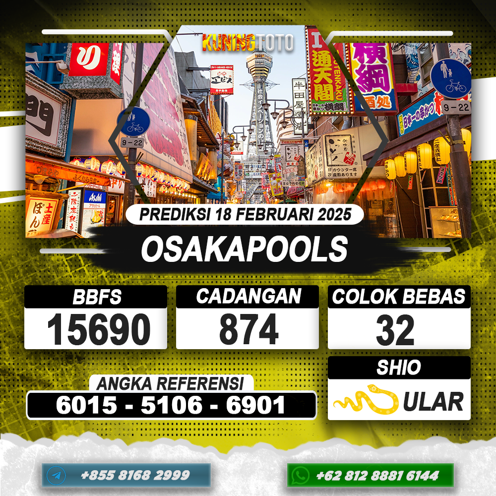 PREDIKSI OSAKAPOOLS 18 FEB 2025 | PREDIKSI TOGEL KUNINGTOTO