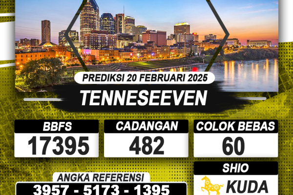 PREDIKSI TENNESEEVEN 20 FEB 2025 | PREDIKSI TOGEL KUNINGTOTO