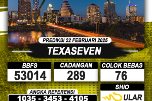 PREDIKSI TEXASEVEN 22 FEB 2025 | PREDIKSI TOGEL KUNINGTOTO