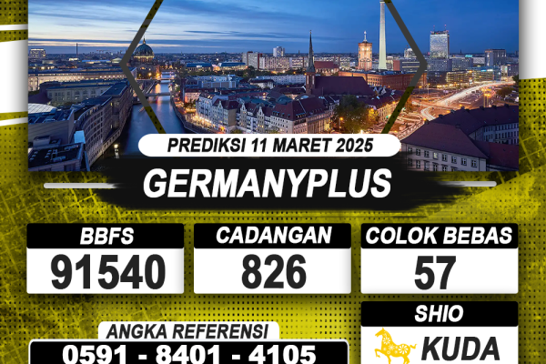 PREDIKSI GERMANYPLUS 11 MAR 2025 | PREDIKSI TOGEL KUNINGTOTO