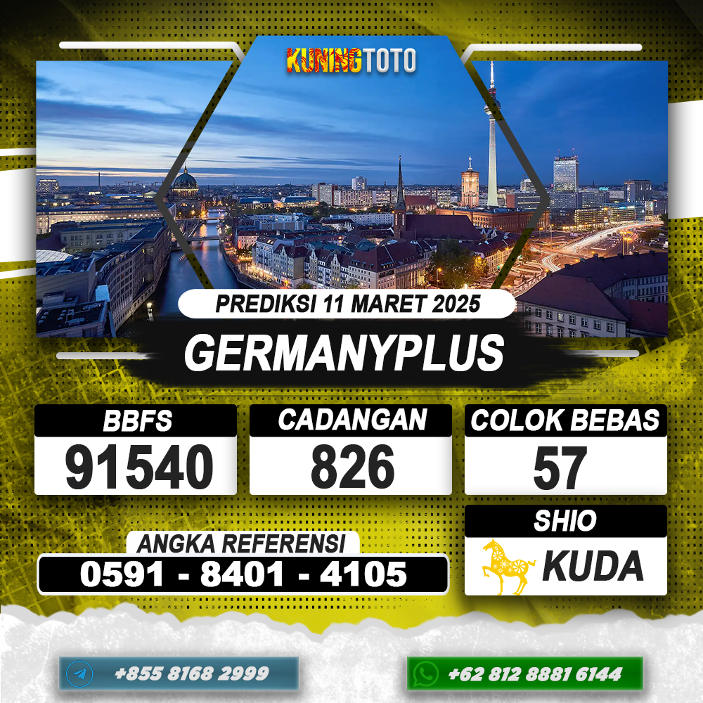 PREDIKSI GERMANYPLUS 11 MAR 2025 | PREDIKSI TOGEL KUNINGTOTO