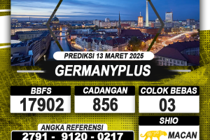 PREDIKSI GERMANYPLUS 13 MAR 2025 | PREDIKSI TOGEL KUNINGTOTO