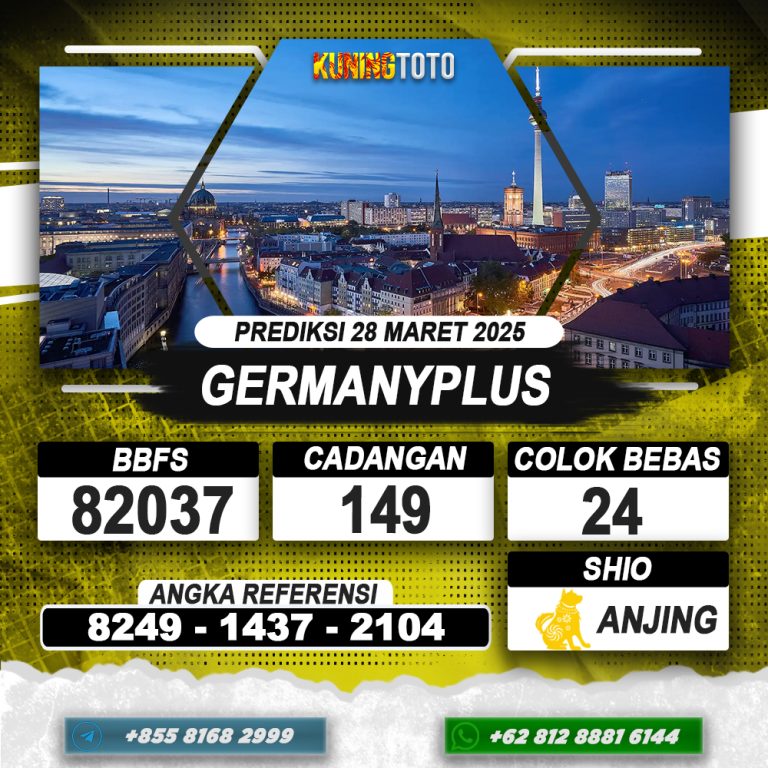 PREDIKSI GERMANYPLUS 28 MAR 2025 | PREDIKSI TOGEL KUNINGTOTO