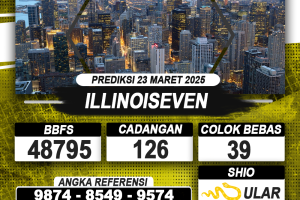 PREDIKSI ILLINOISEVEN 23 MAR 2025 | PREDIKSI TOGEL KUNINGTOTO