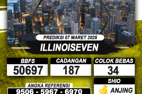 PREDIKSI ILLINOISEVEN 07 MAR 2025 | PREDIKSI TOGEL KUNINGTOTO