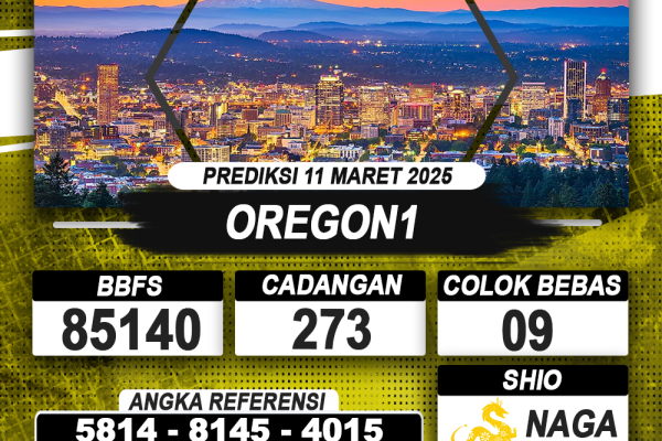 PREDIKSI OREGON1 11 MAR 2025 | PREDIKSI TOGEL KUNINGTOTO