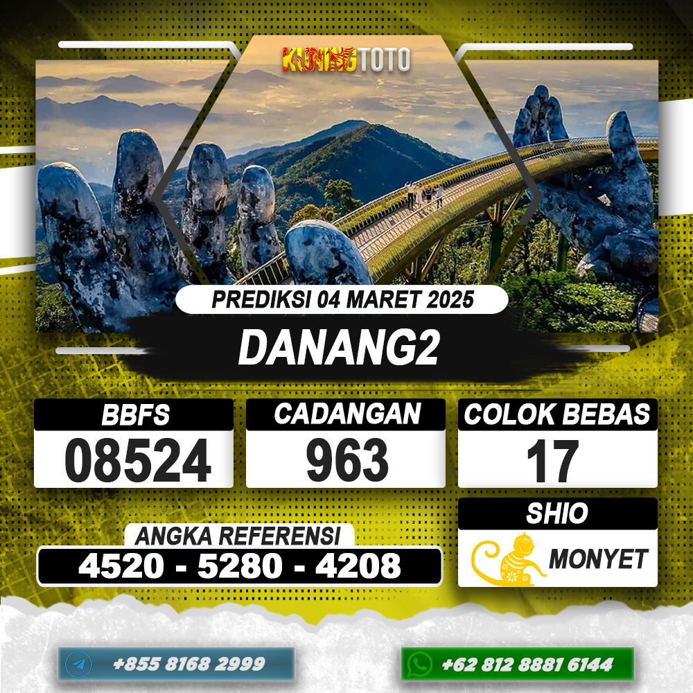 PREDIKSI DANANG2 04 MAR 2025 | PREDIKSI TOGEL KUNINGTOTO