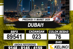 PREDIKSI DUBAI1 11 MAR 2025 | PREDIKSI TOGEL KUNINGTOTO