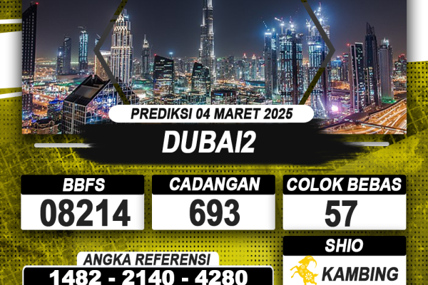 PREDIKSI DUBAI2 04 MAR 2025 | PREDIKSI TOGEL KUNINGTOTO