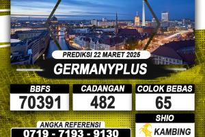 PREDIKSI GERMANYPLUS 22 MAR 2025 | PREDIKSI TOGEL KUNINGTOTO