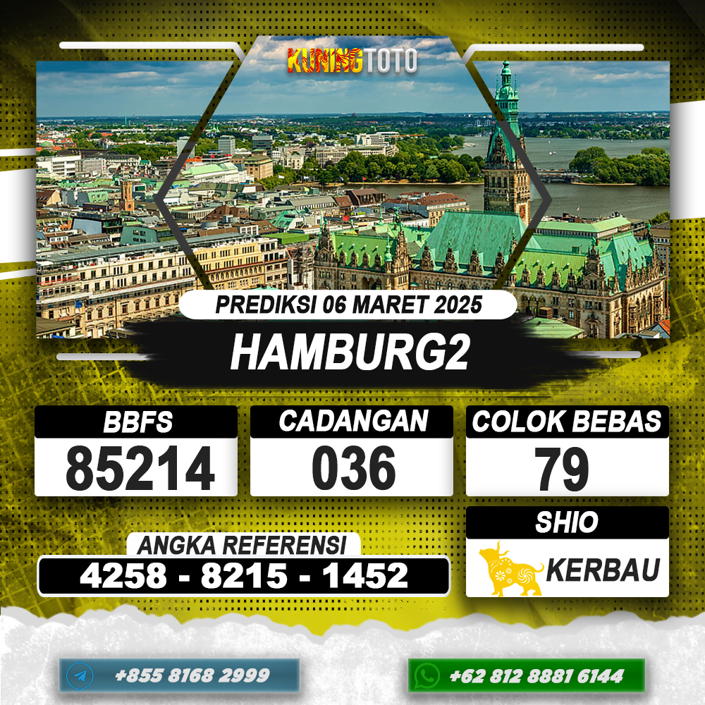 PREDIKSI HAMBURG2 06 MAR 2025 | PREDIKSI TOGEL KUNINGTOTO