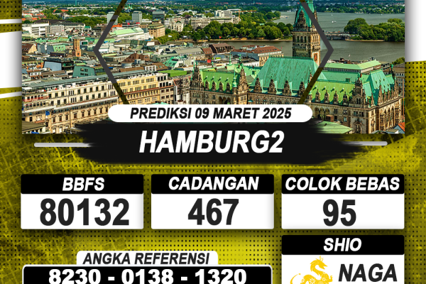 PREDIKSI HAMBURG2 09 MAR 2025 | PREDIKSI TOGEL KUNINGTOTO