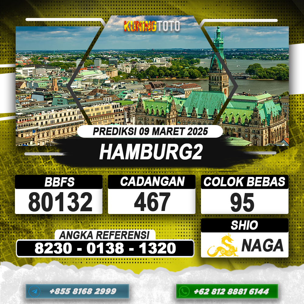 PREDIKSI HAMBURG2 09 MAR 2025 | PREDIKSI TOGEL KUNINGTOTO