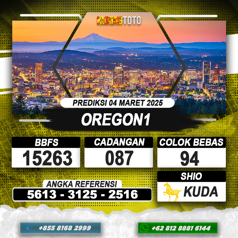 PREDIKSI OREGON1 04 MAR 2025 | PREDIKSI TOGEL KUNINGTOTO