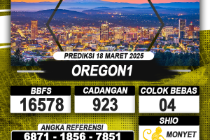 PREDIKSI OREGON1 18 MAR 2025 | PREDIKSI TOGEL KUNINGTOTO