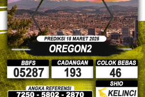 PREDIKSI OREGON2 18 MAR 2025 | PREDIKSI TOGEL KUNINGTOTO