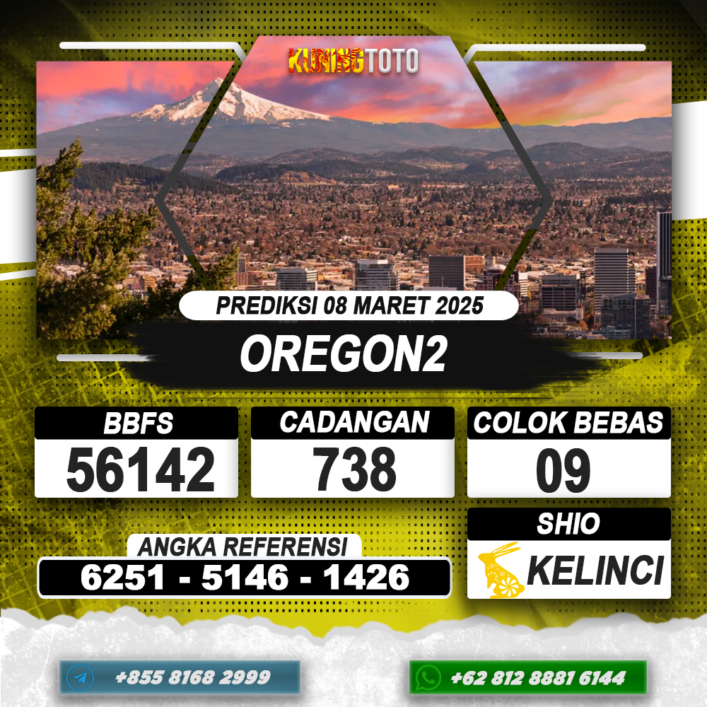 PREDIKSI OREGON2 08 MAR 2025 | PREDIKSI TOGEL KUNINGTOTO