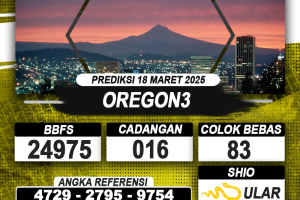 PREDIKSI OREGON3 18 MAR 2025 | PREDIKSI TOGEL KUNINGTOTO