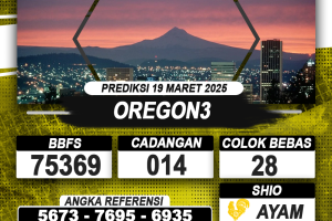 PREDIKSI OREGON3 19 MAR 2025 | PREDIKSI TOGEL KUNINGTOTO