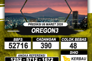 PREDIKSI OREGON3 05 MAR 2025 | PREDIKSI TOGEL KUNINGTOTO