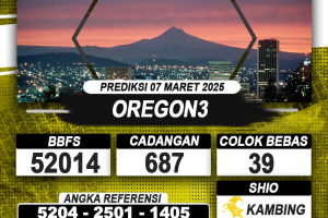 PREDIKSI OREGON3 07 MAR 2025 | PREDIKSI TOGEL KUNINGTOTO