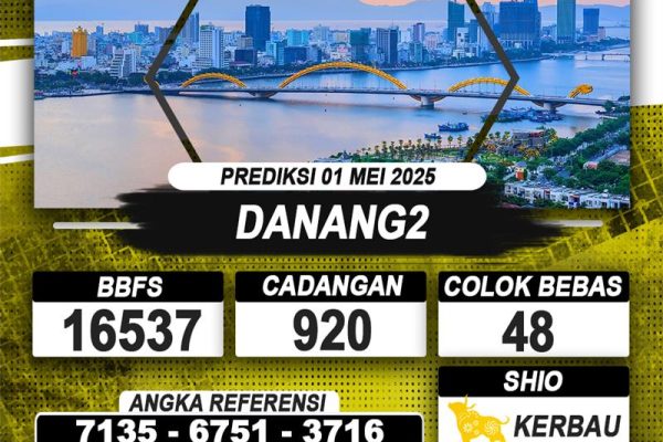 PREDIKSI DANANG2 01 MEI 2025 | PREDIKSI TOGEL KUNINGTOTO