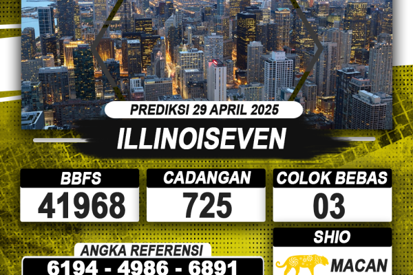 PREDIKSI ILLINOISEVEN 29 APRIL 2025 | PREDIKSI TOGEL KUNINGTOTO