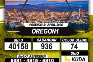PREDIKSI OREGON1 21 APRIL 2025 | PREDIKSI TOGEL KUNINGTOTO