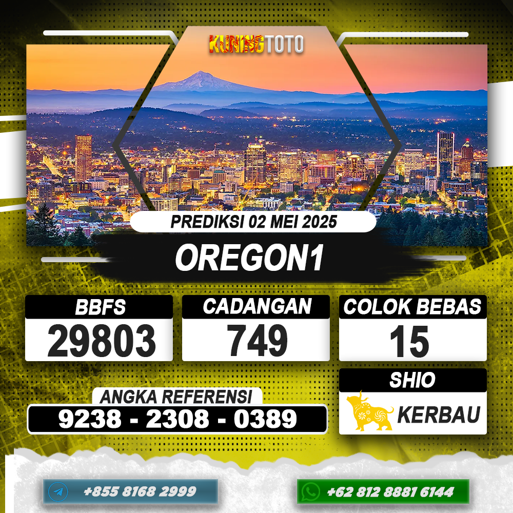 PREDIKSI OREGON1 02 MEI 2025 | PREDIKSI TOGEL KUNINGTOTO