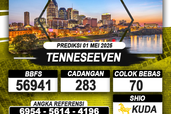 PREDIKSI TENNESEEVEN 01 MEI 2025 | PREDIKSI TOGEL KUNINGTOTO