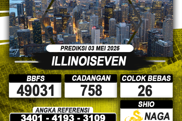 PREDIKSI ILLINOISEVEN 03 MEI 2025 | PREDIKSI TOGEL KUNINGTOTO
