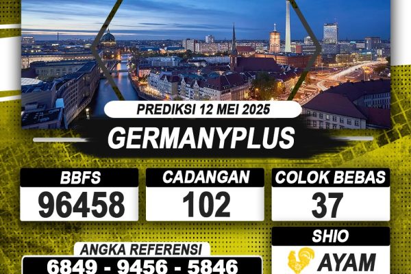 PREDIKSI GERMANYPLUS 12 MEI 2025 | PREDIKSI TOGEL KUNINGTOTO