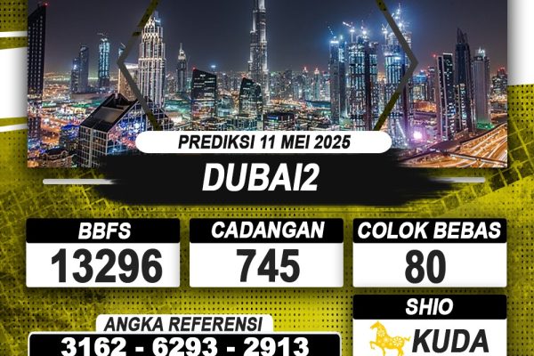 PREDIKSI DUBAI2 11 MEI 2025 | PREDIKSI TOGEL KUNINGTOTO
