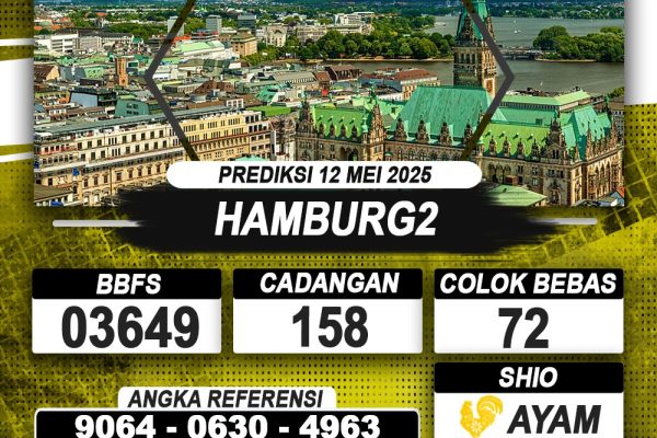 PREDIKSI HAMBURG2 12 MEI 2025 | PREDIKSI TOGEL KUNINGTOTO