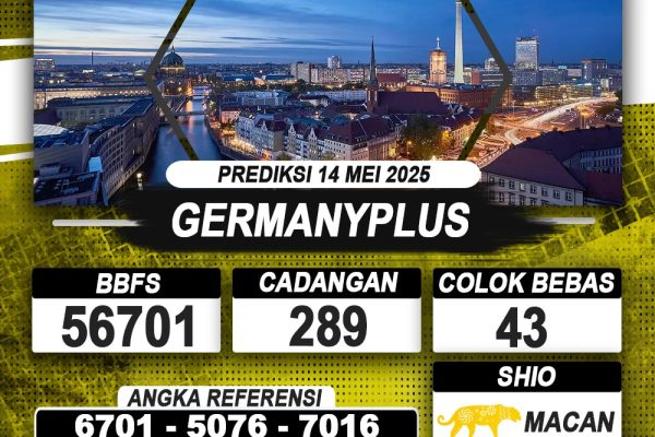 PREDIKSI GERMANYPLUS 14 MEI 2025 | PREDIKSI TOGEL KUNINGTOTO PREDIKSI GERMANYPLUS 14 MEI 2025 | PREDIKSI TOGEL KUNINGTOTO