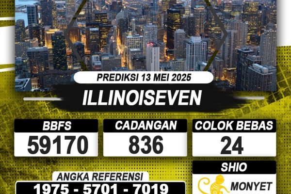 PREDIKSI ILLINOISEVEN 13 MEI 2025 | PREDIKSI TOGEL KUNINGTOTO