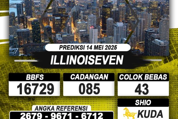 PREDIKSI ILLINOISEVEN 14 MEI 2025 | PREDIKSI TOGEL KUNINGTOTO