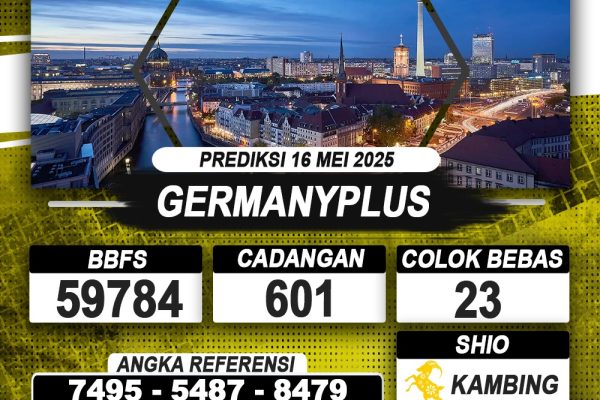 PREDIKSI GERMANYPLUS 16 MEI 2025 | PREDIKSI TOGEL KUNINGTOTO