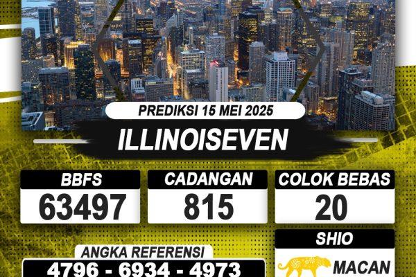 PREDIKSI ILLINOISEVEN 15 MEI 2025 | PREDIKSI TOGEL KUNINGTOTO