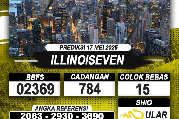 PREDIKSI ILLINOISEVEN 17 MEI 2025 | PREDIKSI TOGEL KUNINGTOTO
