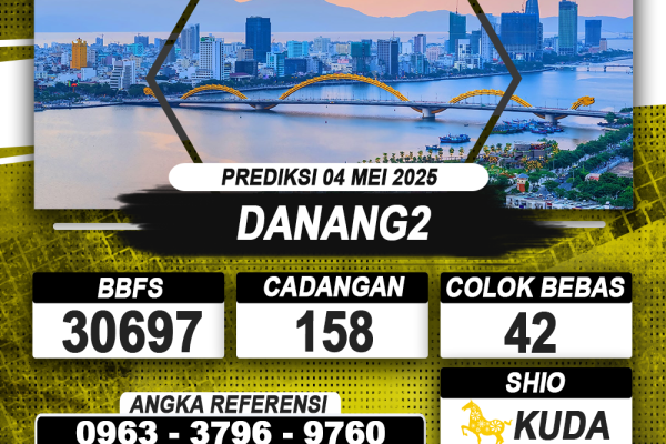 PREDIKSI DANANG2 04 MEI 2025 | PREDIKSI TOGEL KUNINGTOTO
