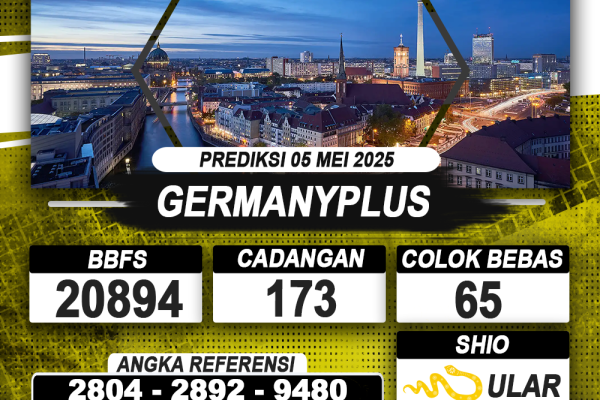 PREDIKSI GERMANYPLUS 05 MEI 2025 | PREDIKSI TOGEL KUNINGTOTO