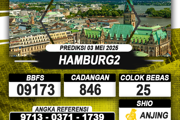 PREDIKSI HAMBURG2 03 MEI 2025 | PREDIKSI TOGEL KUNINGTOTO