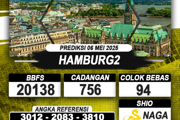 PREDIKSI HAMBURG2 06 MEI 2025 | PREDIKSI TOGEL KUNINGTOTO