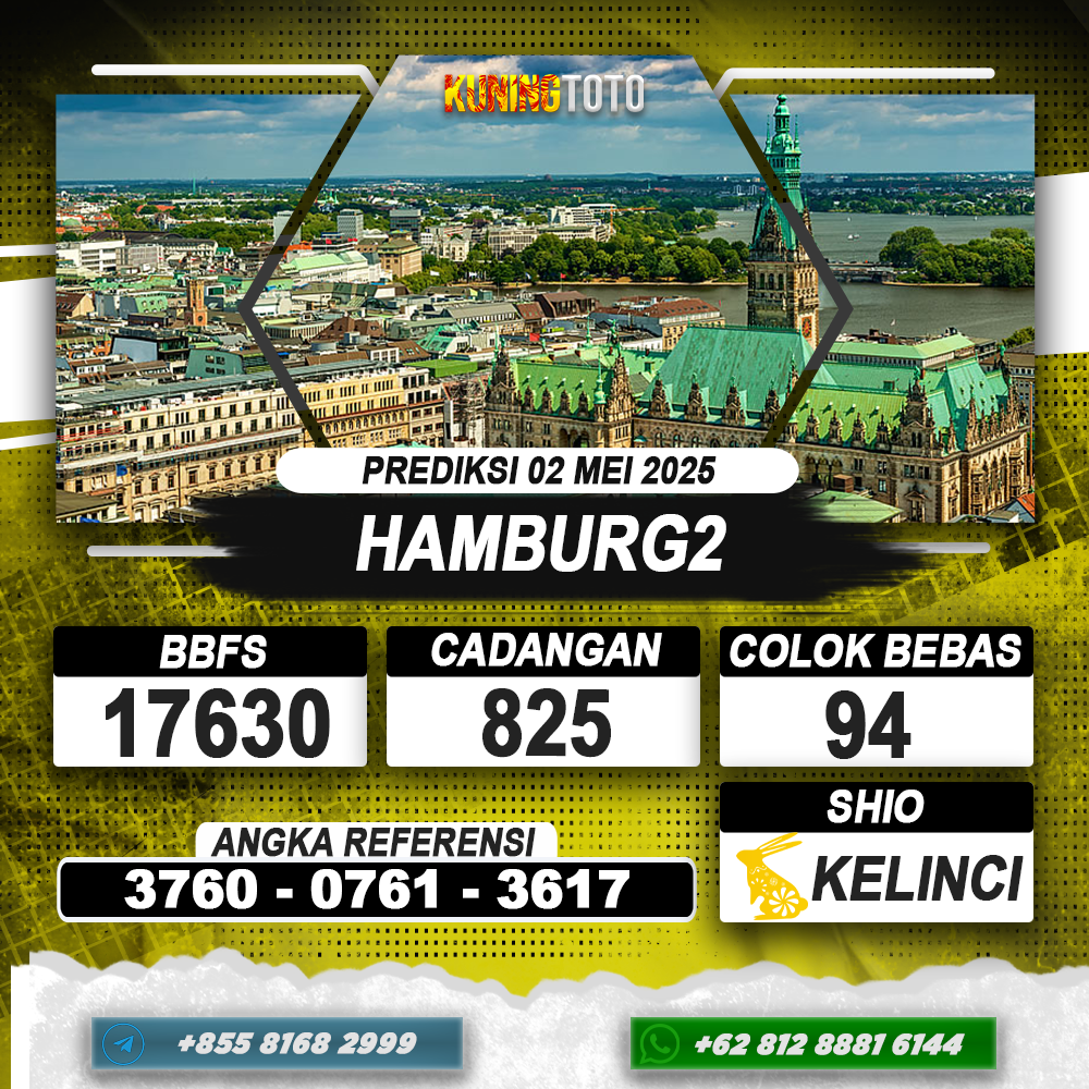 PREDIKSI HAMBURG2 02 MEI 2025 | PREDIKSI TOGEL KUNINGTOTO