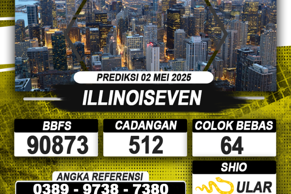PREDIKSI ILLINOISEVEN 02 MEI 2025 | PREDIKSI TOGEL KUNINGTOTO