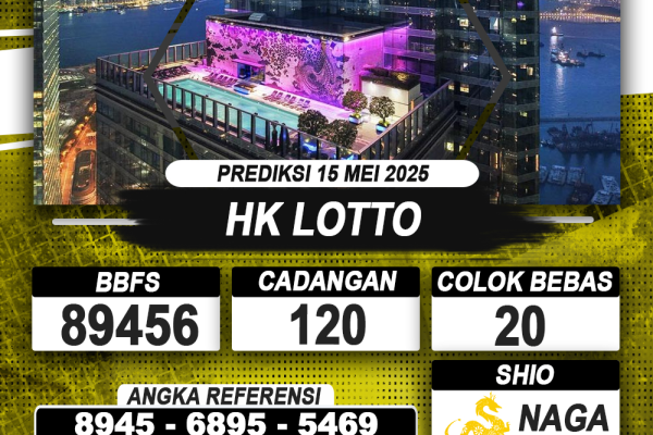 PREDIKSI HONGKONG LOTTO 15 MEI 2025 | PREDIKSI TOGEL KUNINGTOTO