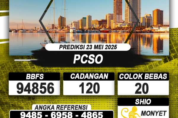 PREDIKSI PCSO 23 MEI 2025 | PREDIKSI TOGEL KUNINGTOTO
