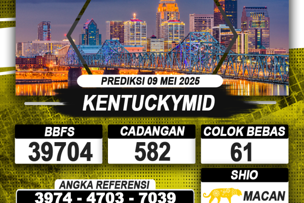 PREDIKSI KENTUCKYMID 09 MEI 2025 | PREDIKSI TOGEL KUNINGTOTO PREDIKSI KENTUCKYMID 09 MEI 2025 | PREDIKSI TOGEL KUNINGTOTO